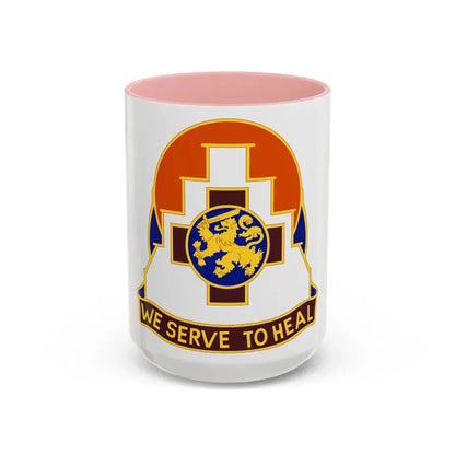 356 Field Hospital (U.S. Army) Accent Coffee Mug 15oz Pink - Go Mug Yourself