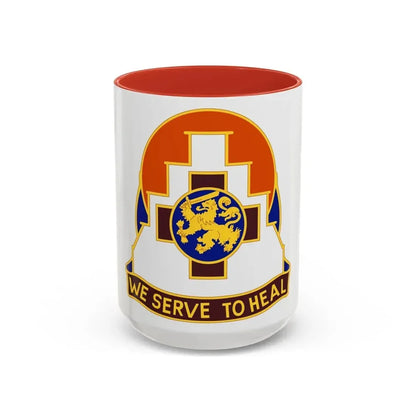 356 Field Hospital (U.S. Army) Accent Coffee Mug 15oz Red - Go Mug Yourself