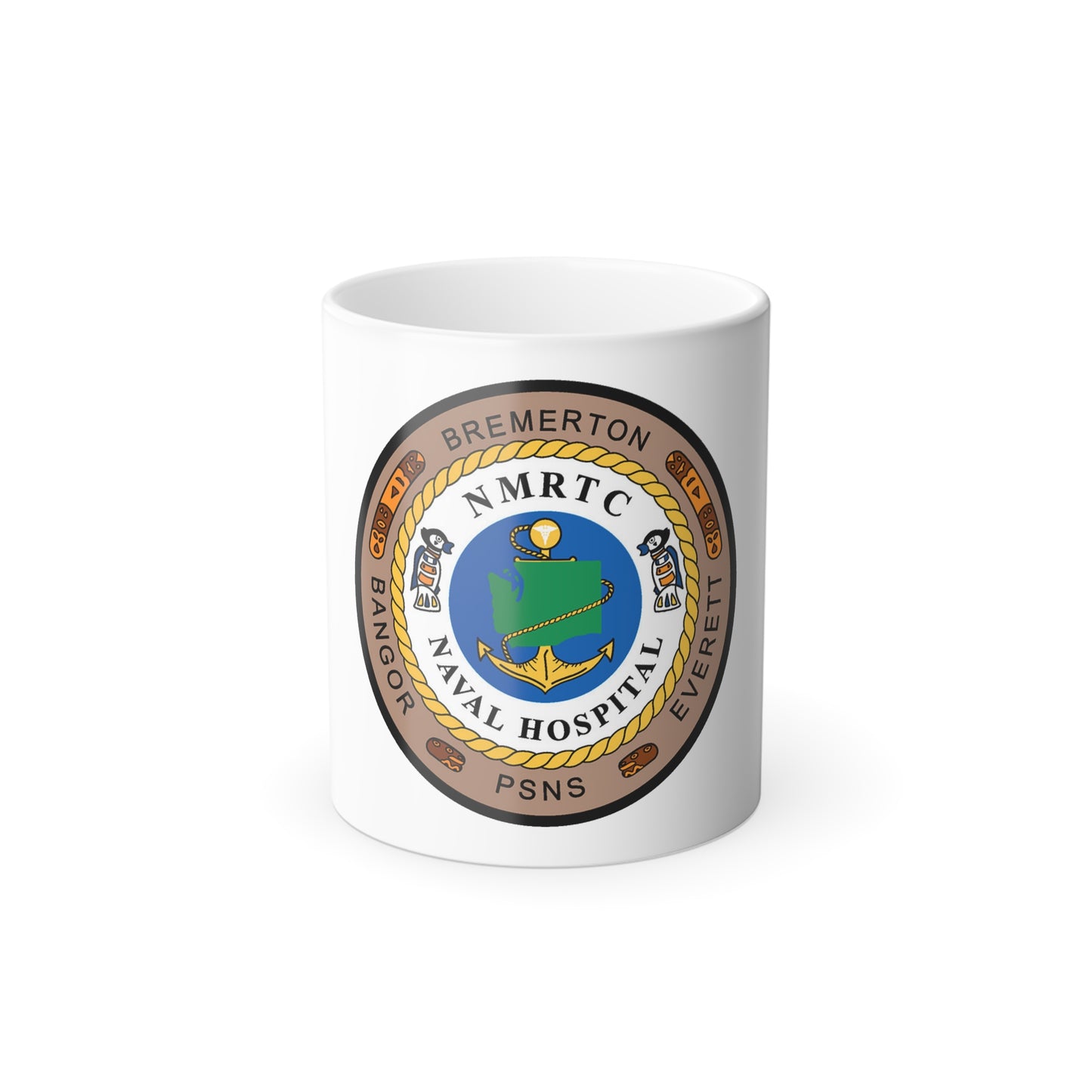NMRTC Naval Hospital Bremerton (U.S. Navy) Color Changing Mug 11oz