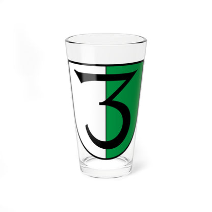 Zurzach Bezirk Wappen (Switzerland) (Coat of Arms) Pint Glass 16oz