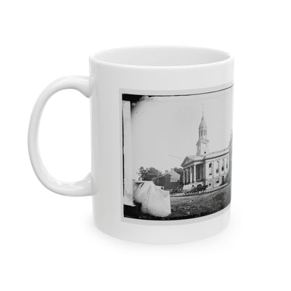 Warrenton, Va. Courthouse (U.S. Civil War) White Coffee Mug