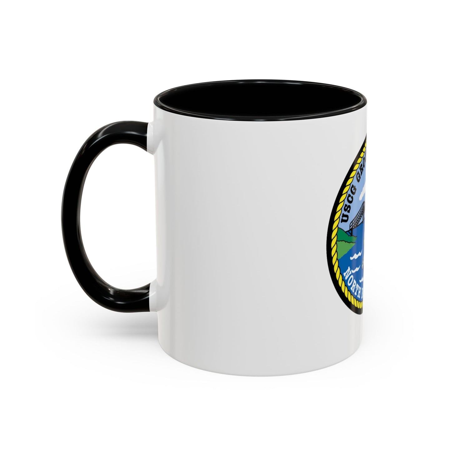 USCG Group Air Station North Bend (U.S. Coast Guard) Accent Coffee Mug