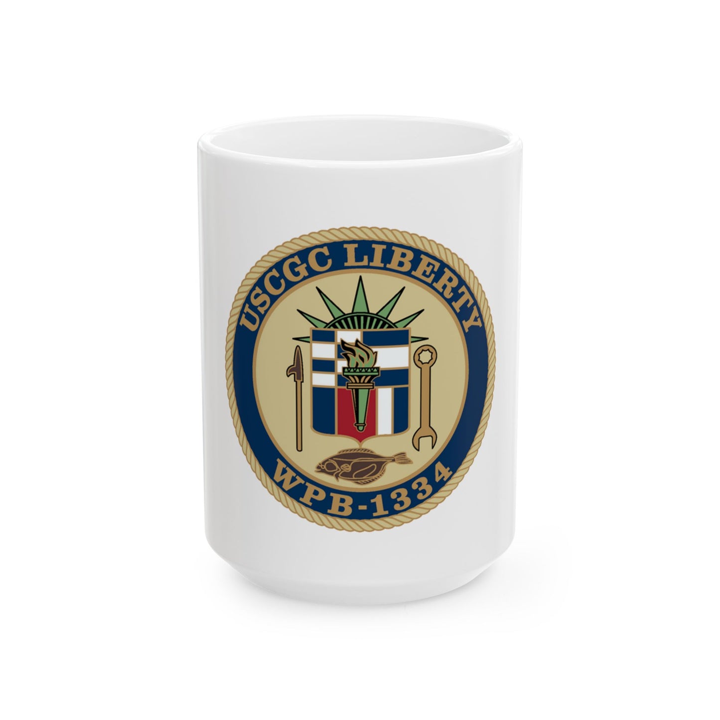 USCGC Liberty WPB 1334 (U.S. Coast Guard) White Coffee Mug