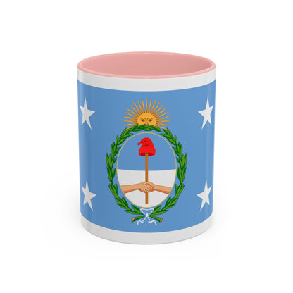 Standard of the President of Argentina Afloat - Accent Coffee Mug