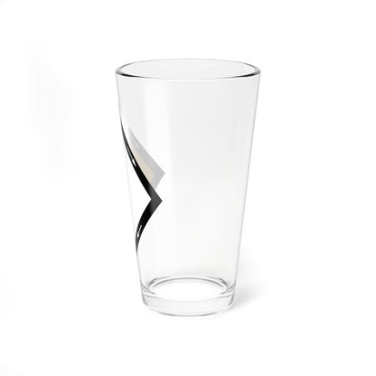 Emblem for the Med-IV-JTR (Denmark) (Coat of Arms) Pint Glass 16oz