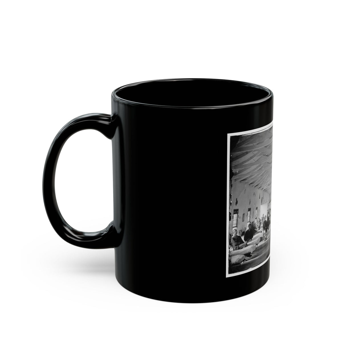 Washington, D.C. Patients In Ward K Of Armory Square Hospital (U.S. Civil War) Black Coffee Mug
