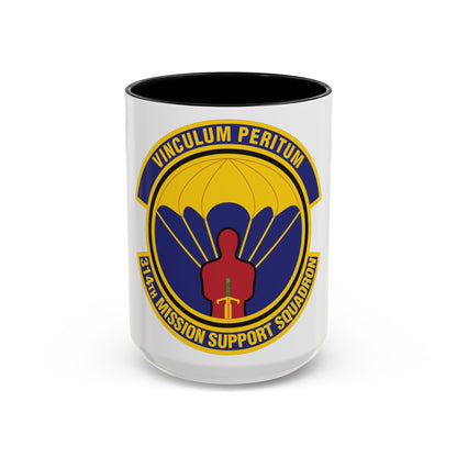 314th Mission Support Squadron (U.S. Air Force) Accent Coffee Mug