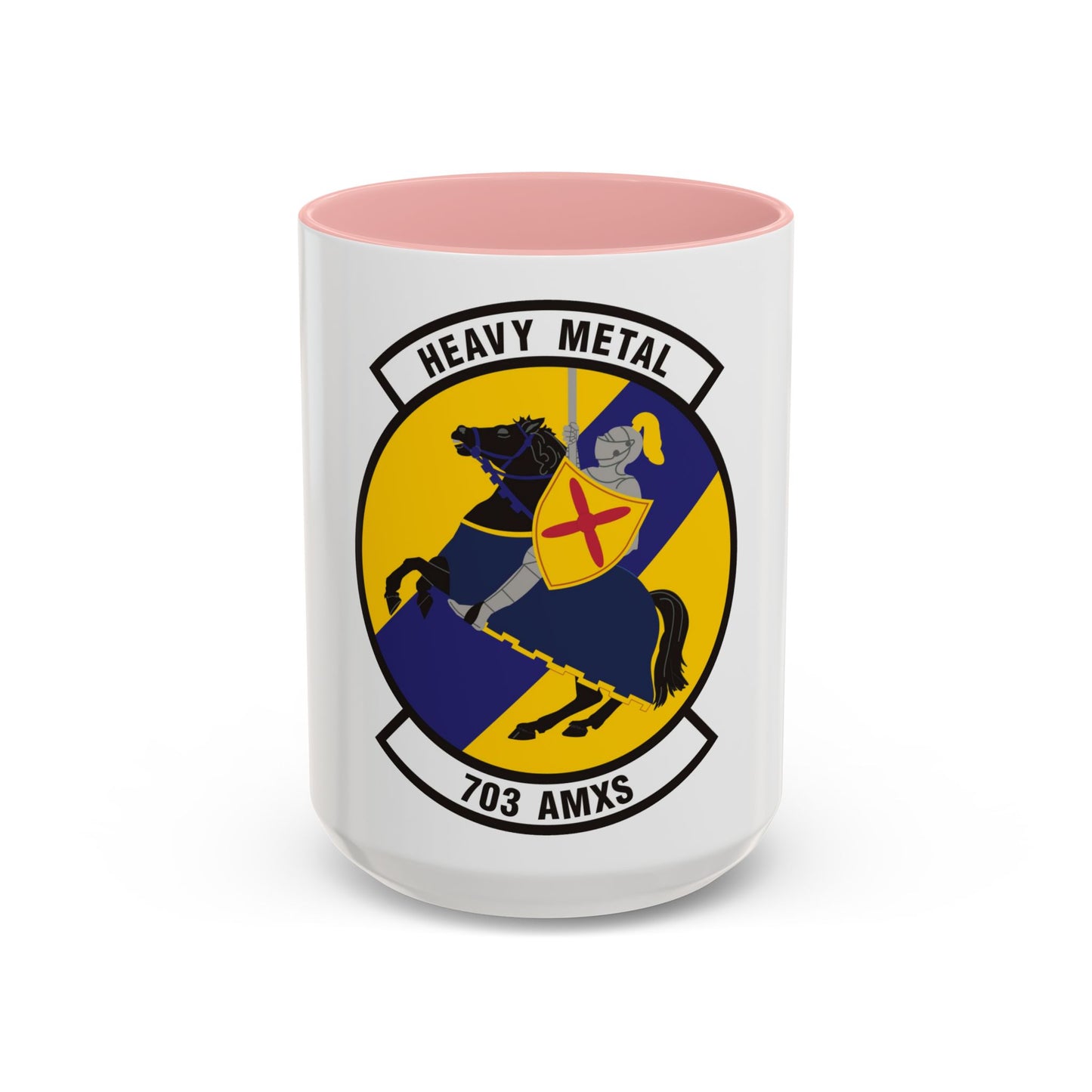 703d Aircraft Maintenance Squadron (U.S. Air Force) Accent Coffee Mug