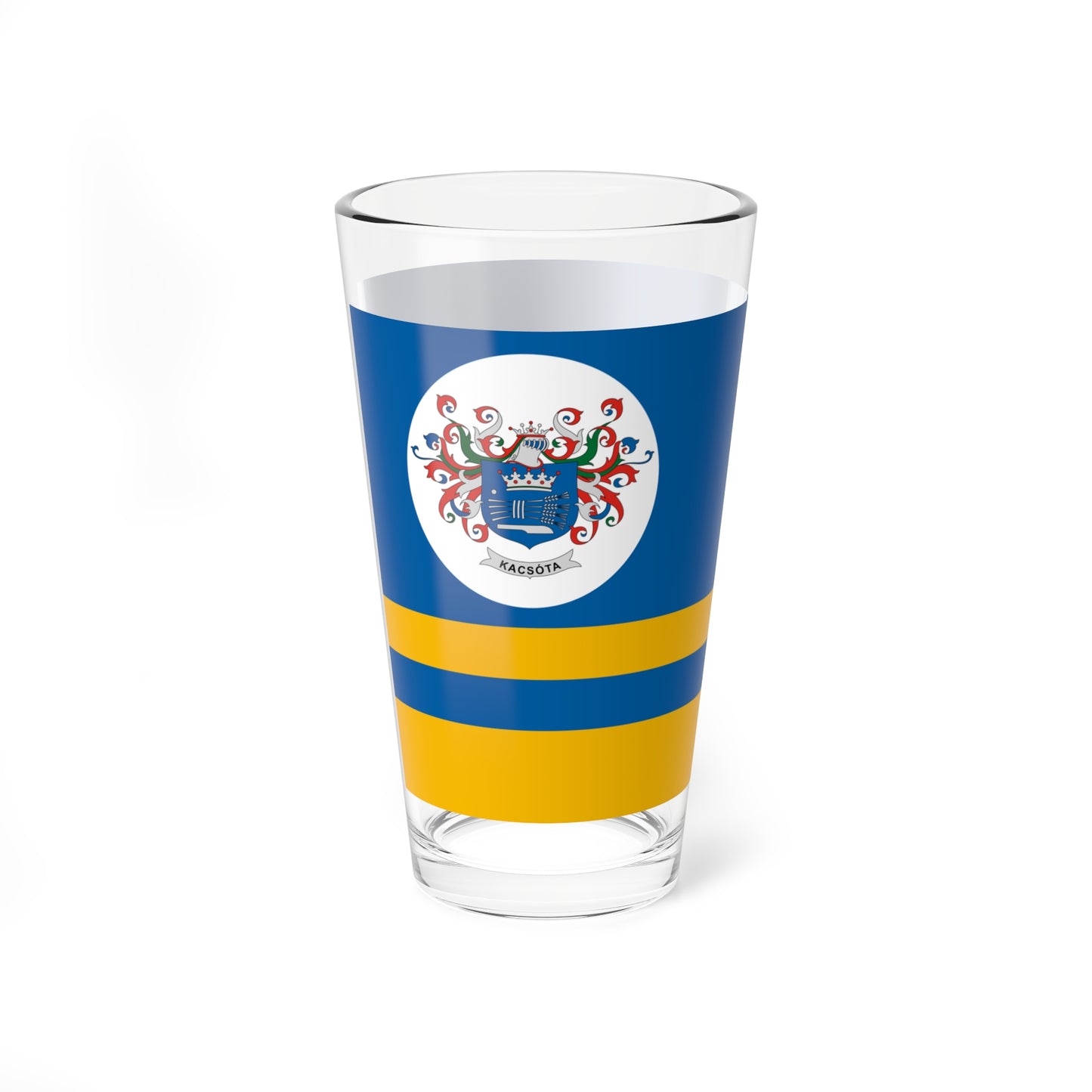 Flag of Kacsota (Hungary) Pint Glass 16oz
