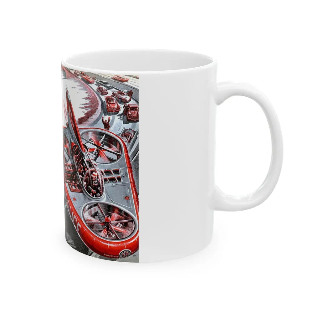 Copter Cops, 1958 - White Coffee Mug-Go Mug Yourself