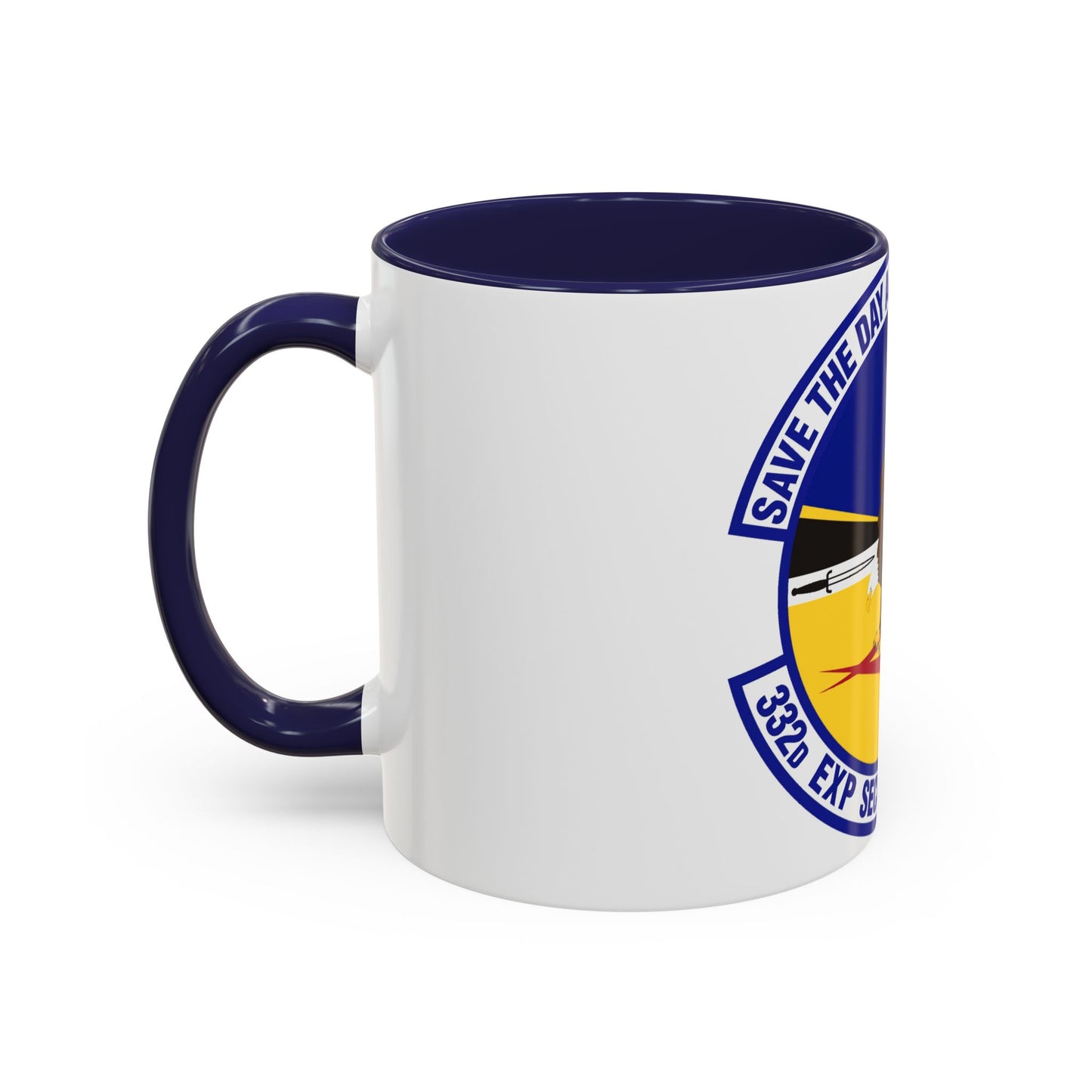 332d Expeditionary Security Forces Squadron (U.S. Air Force) Accent Coffee Mug