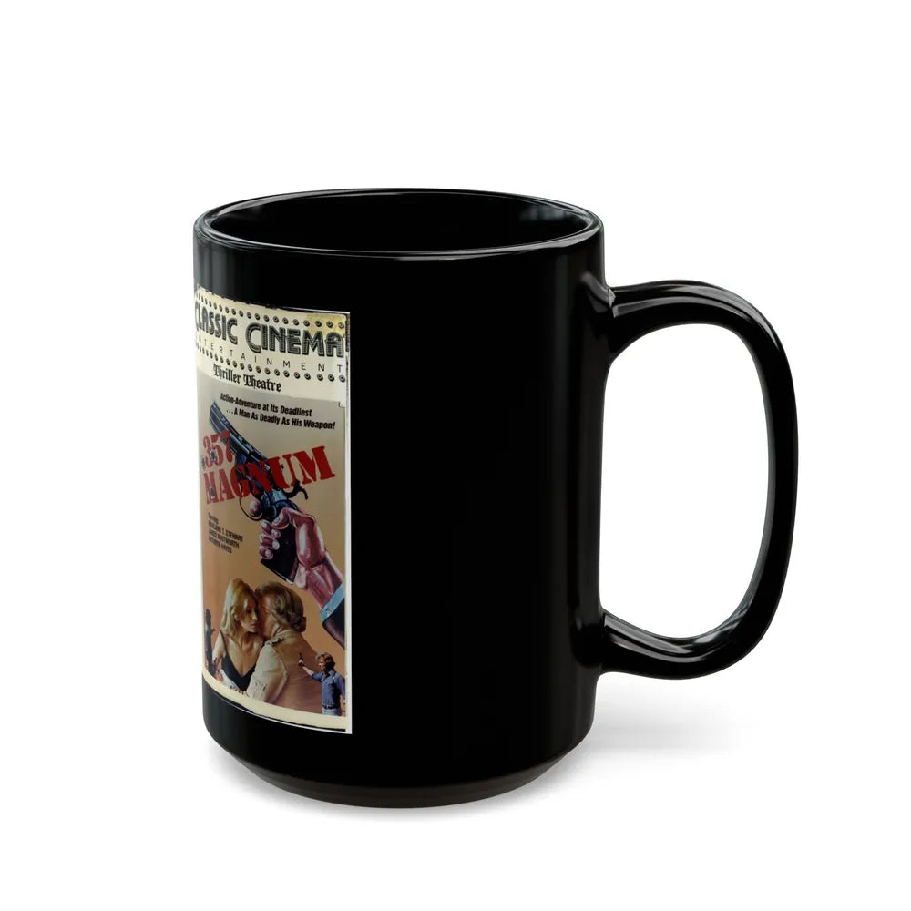 357 MAGNUM (VHS COVER) - Black Coffee Mug-Go Mug Yourself