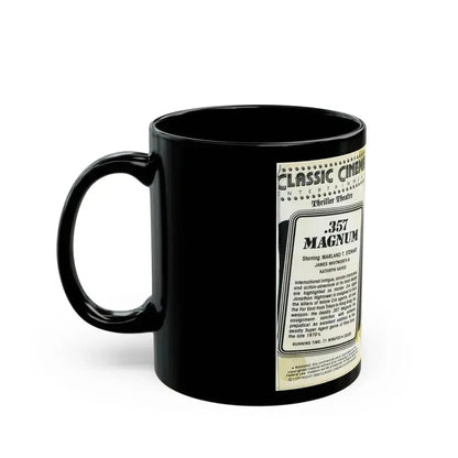 357 MAGNUM (VHS COVER) - Black Coffee Mug - Go Mug Yourself