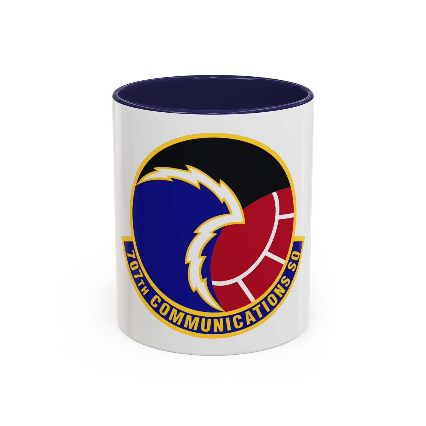 707th Communications Squadron (U.S. Air Force) Accent Coffee Mug