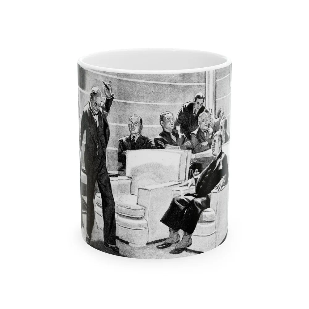 But the Melody Lingers On, Liberty magazine, November 21, 1936 - White Coffee Mug-11oz-Go Mug Yourself