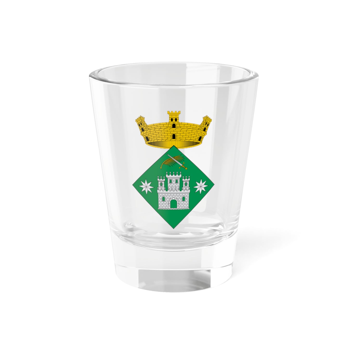 Escut dAlbons (Spain) (Coat of Arms) Shot Glass 1.5oz