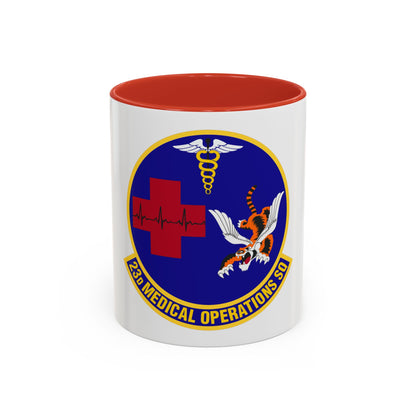 23d Medical Operations Squadron (U.S. Air Force) Accent Coffee Mug
