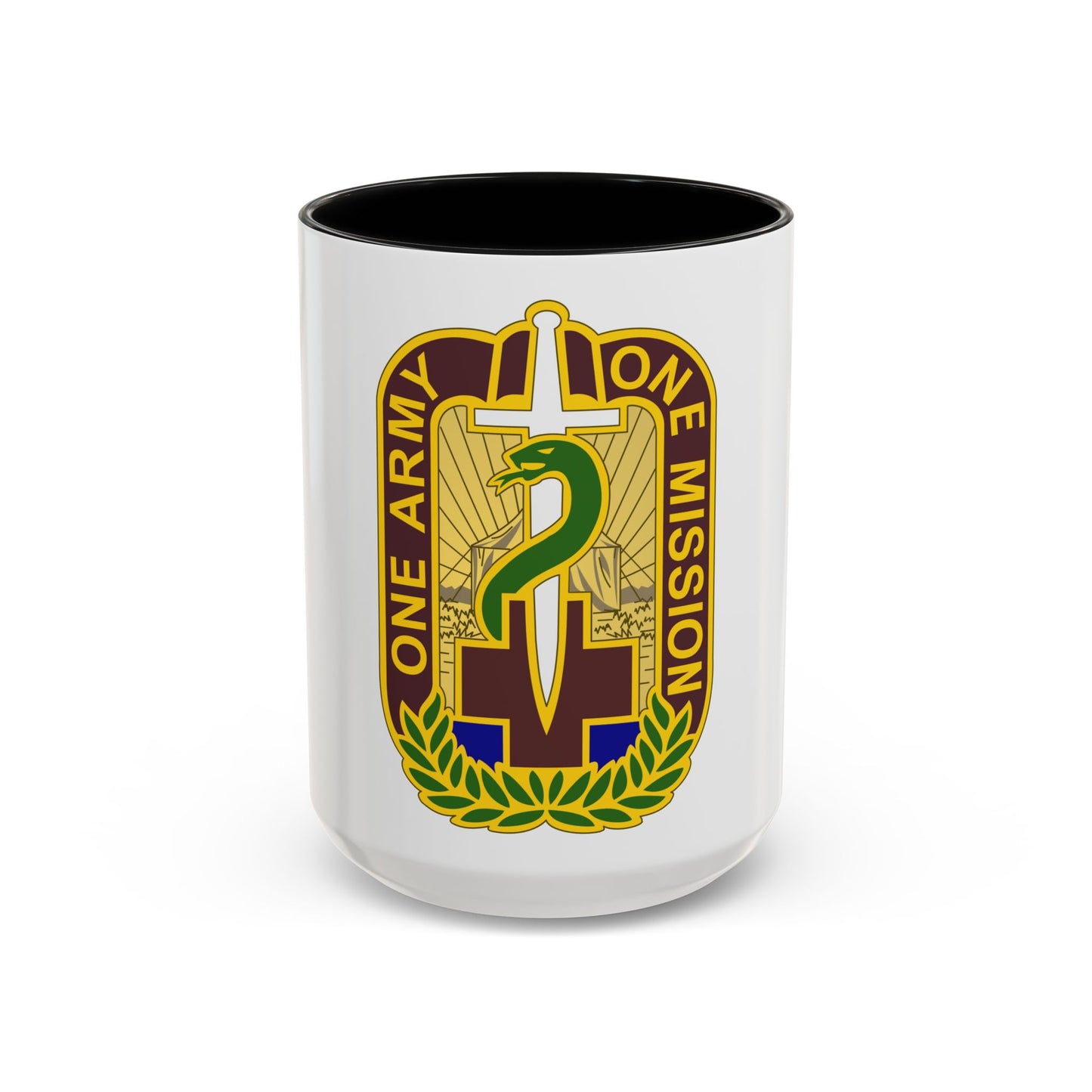 348 Field Hospital (U.S. Army) Accent Coffee Mug
