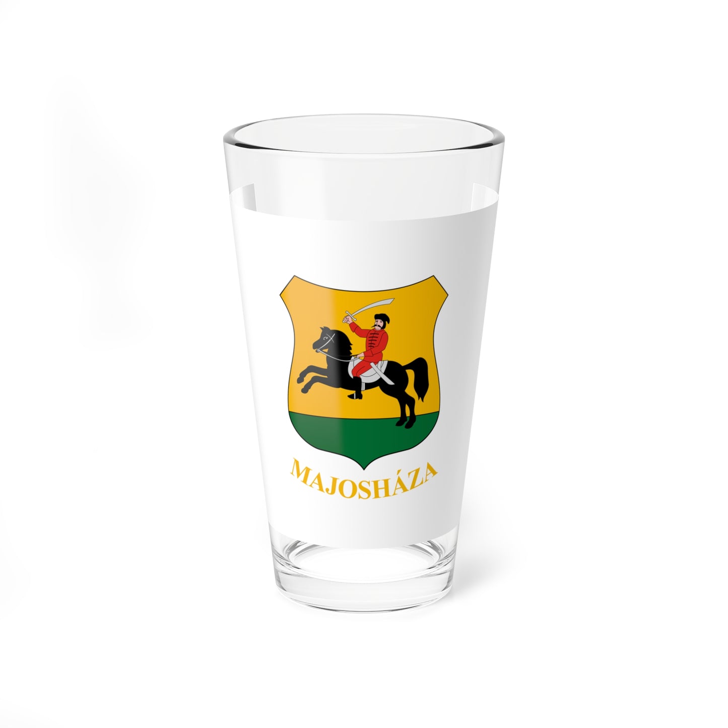 Flag of Majoshaza (Hungary) Pint Glass 16oz