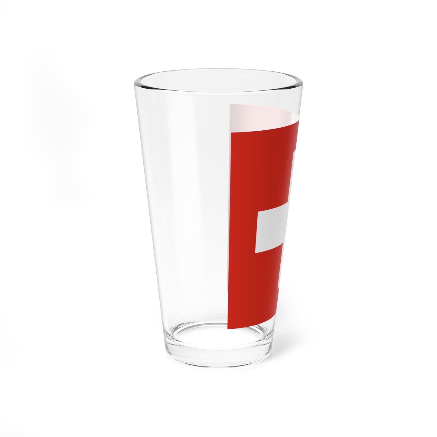 Flag of Switzerland 20-28 (Switzerland) Pint Glass 16oz