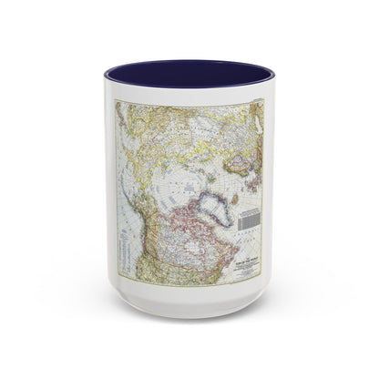 Top Of The World (1949) (Map) Accent Coffee Mug
