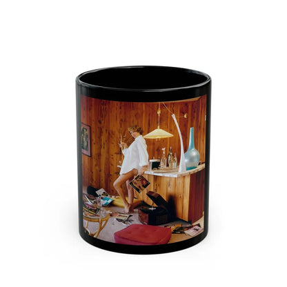 Eve Meyer #40 (Vintage Female Icon) Black Coffee Mug-11oz-Go Mug Yourself