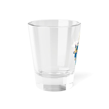 Coa Hungary Family Halasy Fekete (Hungary) (Coat of Arms) Shot Glass 1.5oz