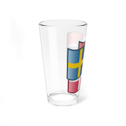 Norway-Denmark-Sweden (Denmark) Pint Glass 16oz