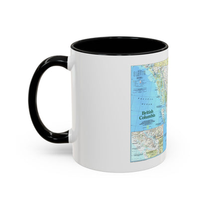 Canada - British Columbia 1 (1992) (Map) Accent Coffee Mug