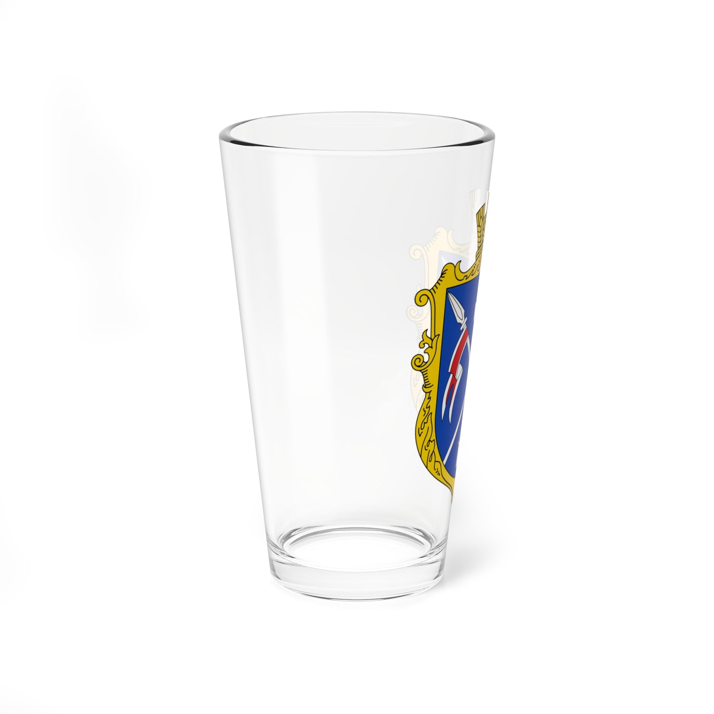 Coats of arms of Berezhynka Pervozvanivka Hromada (Ukraine) (Coat of Arms) Pint Glass 16oz