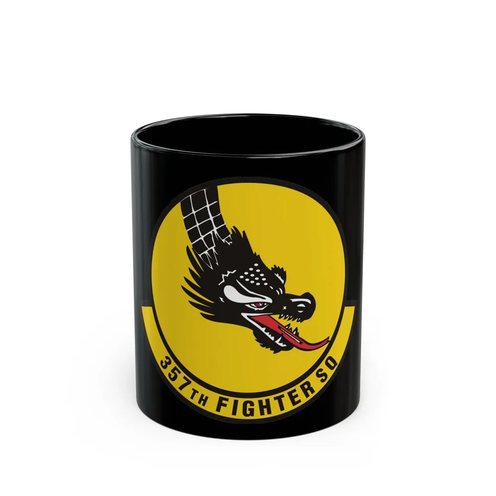 357th Fighter Squadron (U.S. Air Force) Black Coffee Mug-11oz-Go Mug Yourself