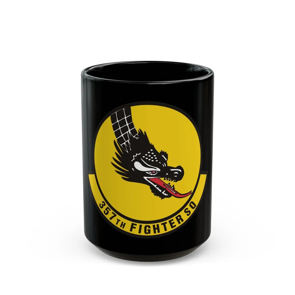 357th Fighter Squadron (U.S. Air Force) Black Coffee Mug-15oz-Go Mug Yourself