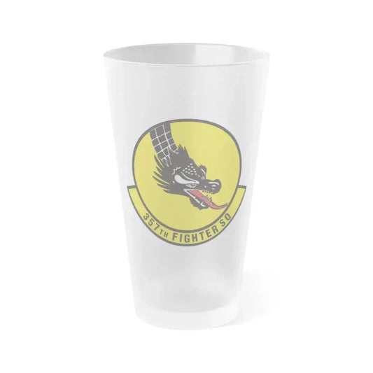 357th Fighter Squadron (U.S. Air Force) Frosted Pint Glass 16oz 16oz Frosted - Go Mug Yourself
