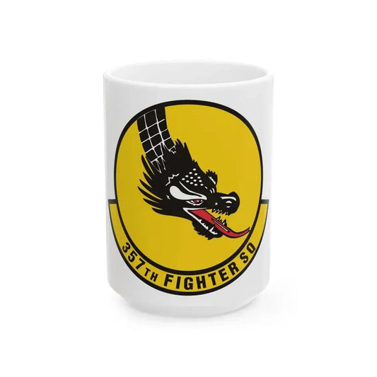 357th Fighter Squadron (U.S. Air Force) White Coffee Mug 15oz - Go Mug Yourself