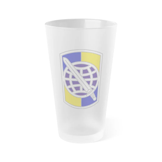 358 Civil Affairs Brigade 2 (U.S. Army) Frosted Pint Glass 16oz-Go Mug Yourself