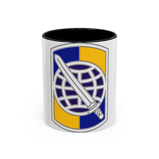 358 Civil Affairs Brigade 2 (U.S. Army) Accent Coffee Mug 11oz Black - Go Mug Yourself