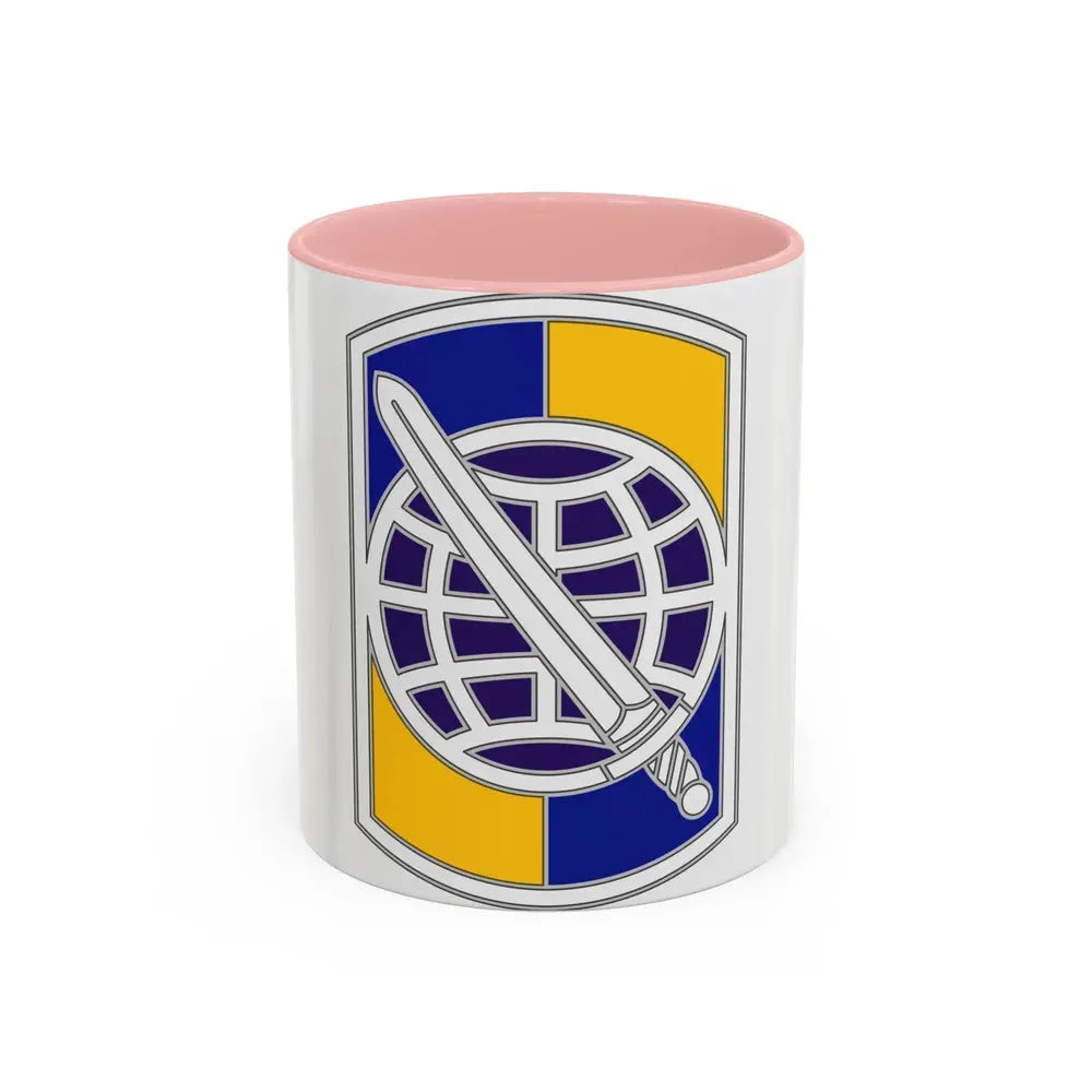 358 Civil Affairs Brigade 2 (U.S. Army) Accent Coffee Mug 11oz Pink - Go Mug Yourself