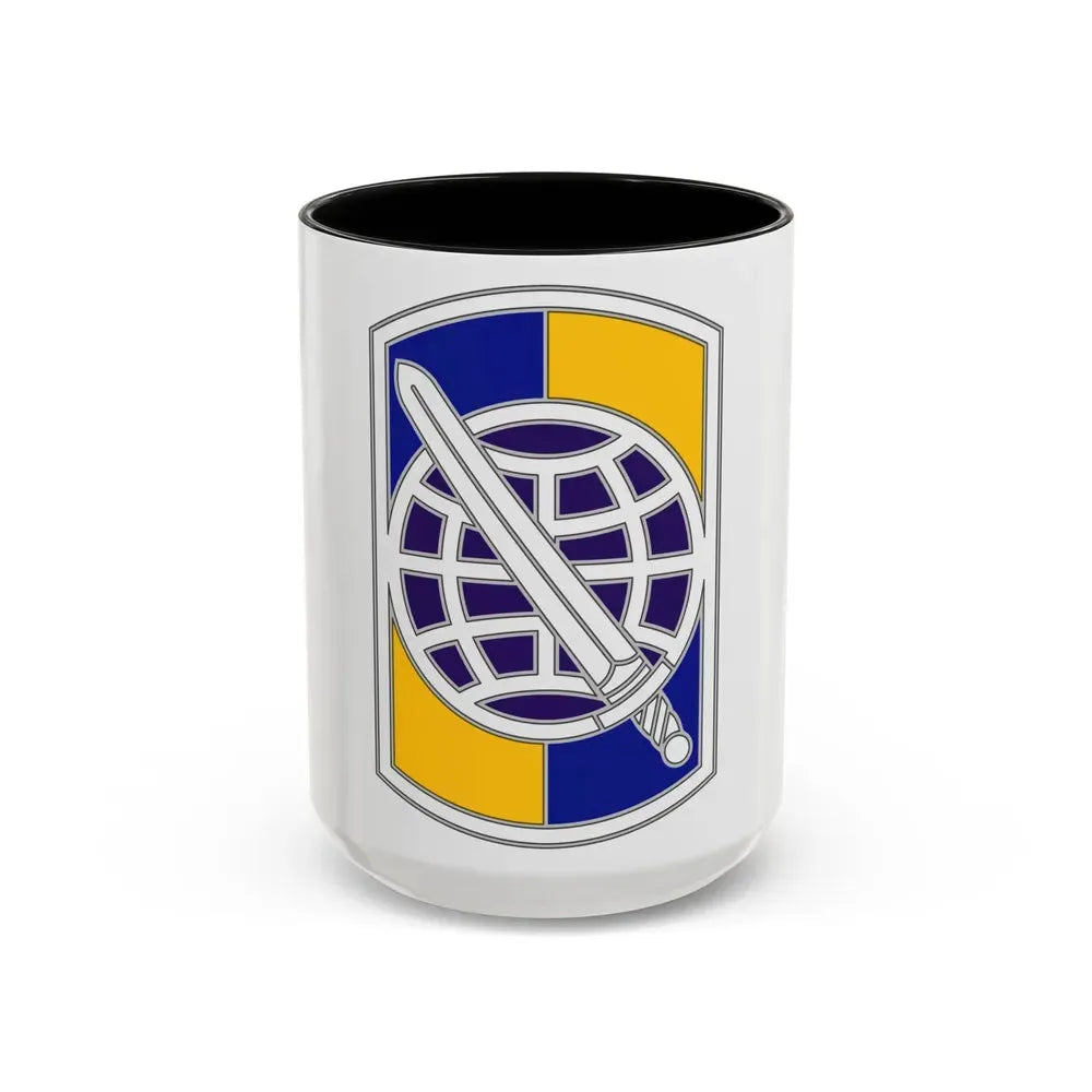 358 Civil Affairs Brigade 2 (U.S. Army) Accent Coffee Mug 15oz Black - Go Mug Yourself
