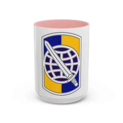 358 Civil Affairs Brigade 2 (U.S. Army) Accent Coffee Mug 15oz Pink - Go Mug Yourself