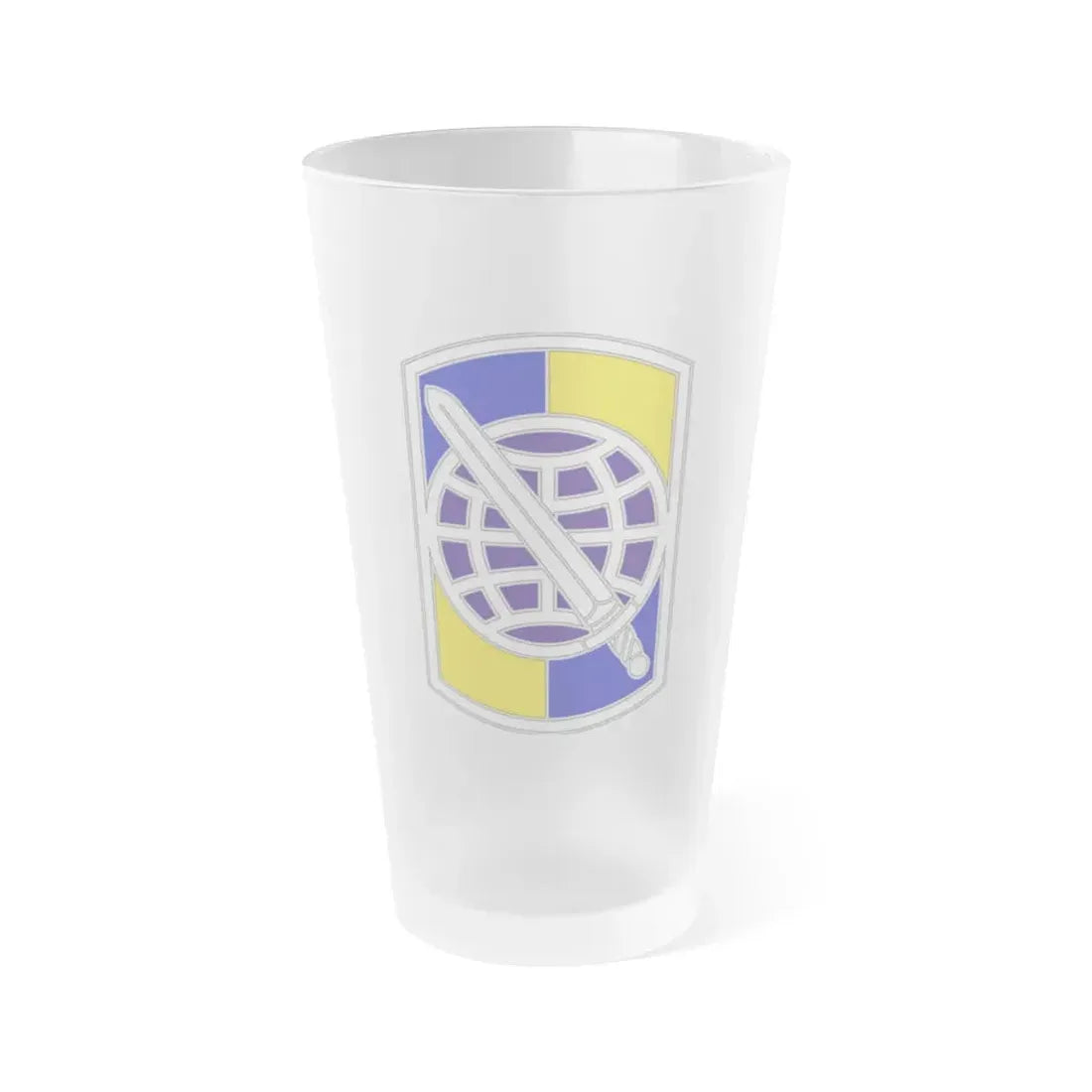 358 Civil Affairs Brigade 2 (U.S. Army) Frosted Pint Glass 16oz Default Title - Go Mug Yourself