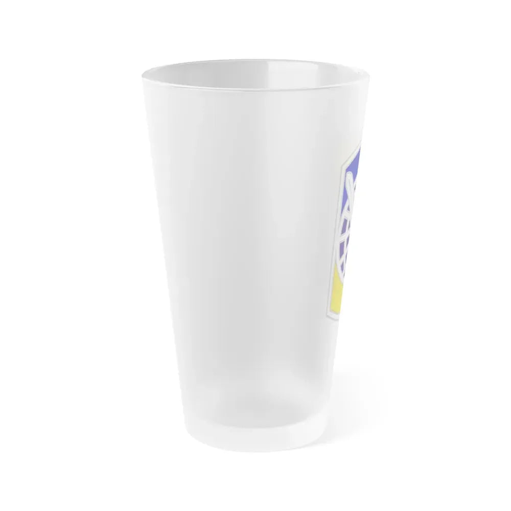 358 Civil Affairs Brigade 2 (U.S. Army) Frosted Pint Glass 16oz - Go Mug Yourself