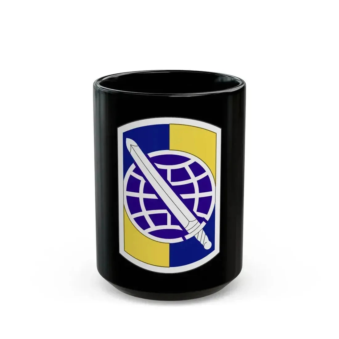 358 Civil Affairs Brigade (U.S. Army) Black Coffee Mug 15oz - Go Mug Yourself
