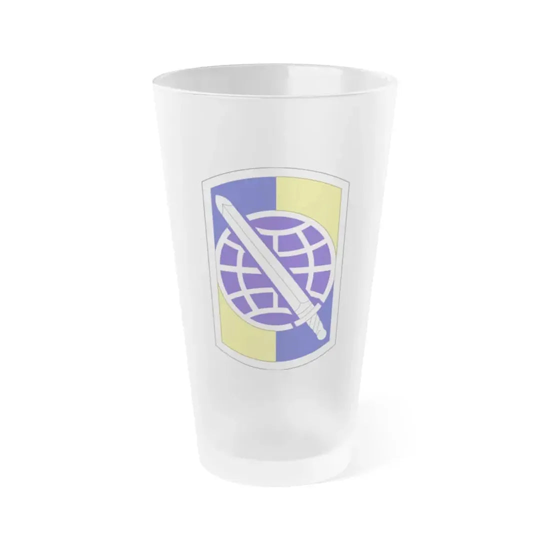 358 Civil Affairs Brigade (U.S. Army) Frosted Pint Glass 16oz Default Title - Go Mug Yourself