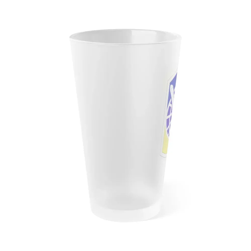 358 Civil Affairs Brigade (U.S. Army) Frosted Pint Glass 16oz - Go Mug Yourself