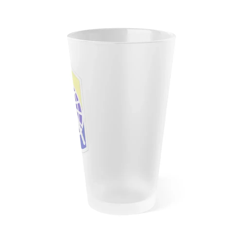 358 Civil Affairs Brigade (U.S. Army) Frosted Pint Glass 16oz - Go Mug Yourself