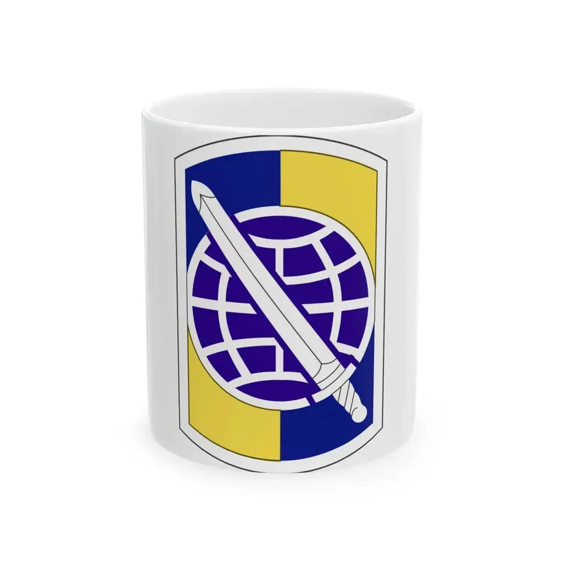 358 Civil Affairs Brigade (U.S. Army) White Coffee Mug - Go Mug Yourself