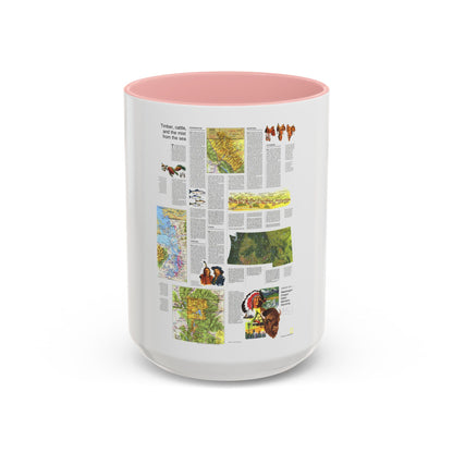 USA - Northwest 2 (1973) (Map) Accent Coffee Mug