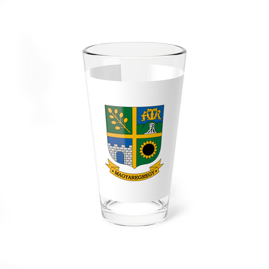 Flag of Magyaregregy (Hungary) Pint Glass 16oz