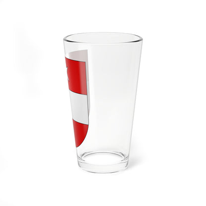 Täsch-coat of arms (Switzerland) (Coat of Arms) Pint Glass 16oz