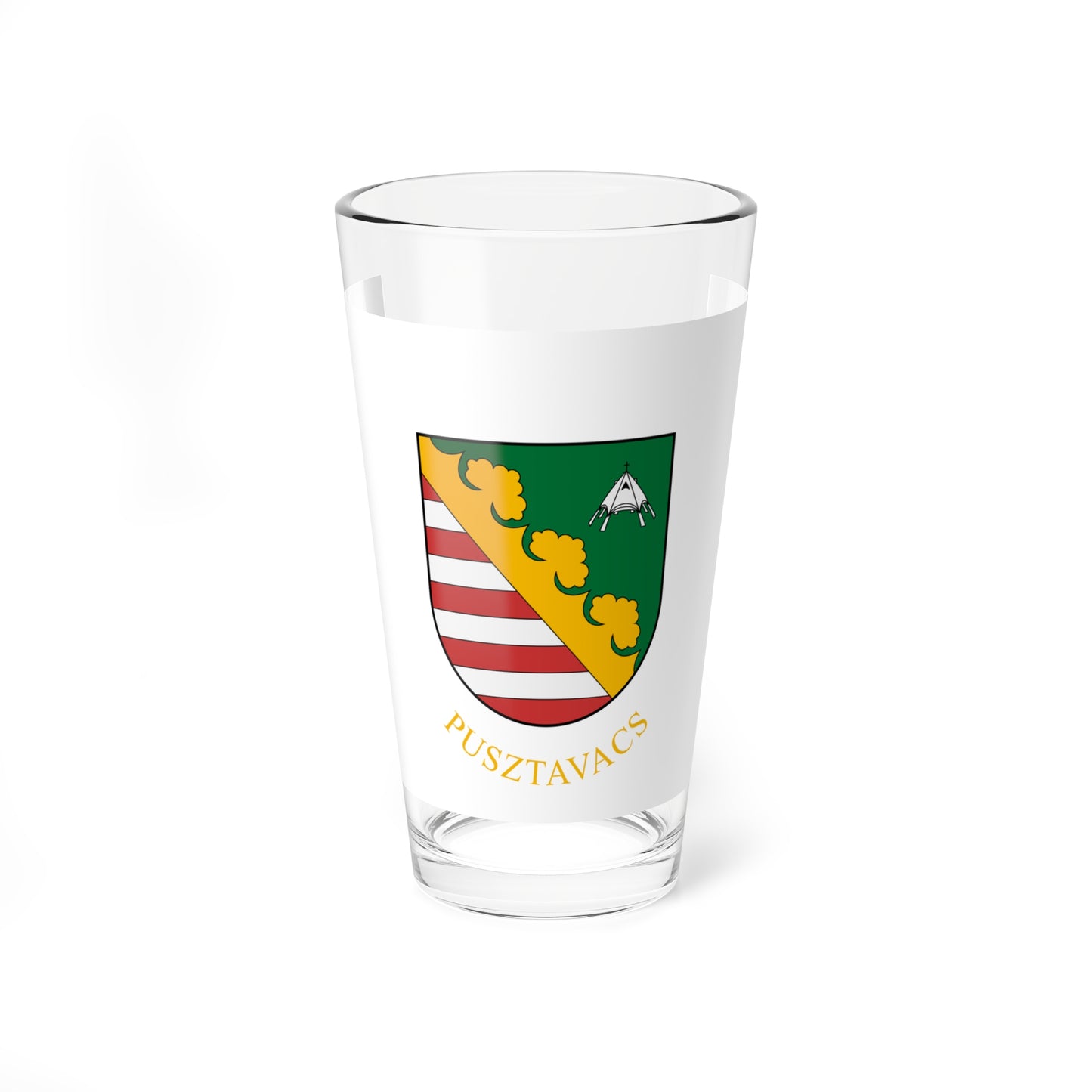 Flag of Pusztavacs (Hungary) Pint Glass 16oz